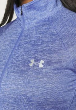 Under Armour Tech Zip Twist - Longsleeve - Baja Blue/White/Metallic Silver -Under Armour Winkel 05f3a4cdafe24a9190e3af375668c9d7