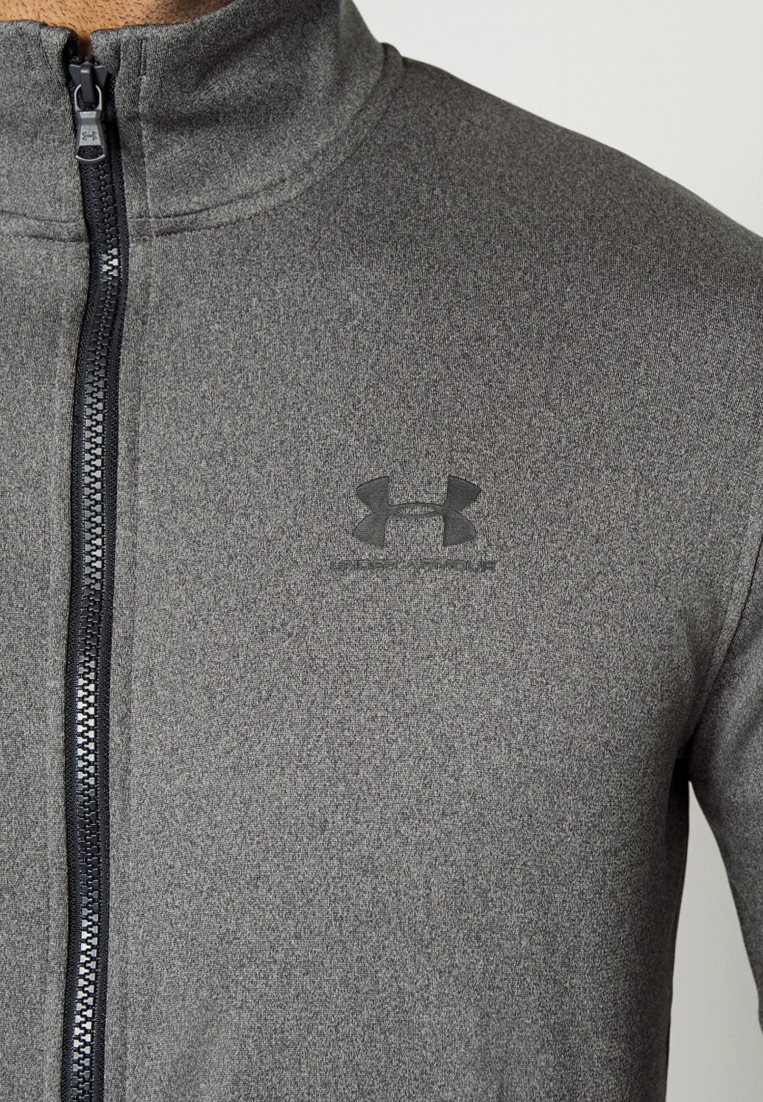 Under Armour Sportstyle Jacket - Trainingsvest - Carbon Heather/Black 5 Under Armour Sportstyle Jacket - Trainingsvest - Carbon Heather/Black - Afbeelding 5