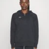 Under Armour Rival Hoodie - Sweater Met Rits - Black/White