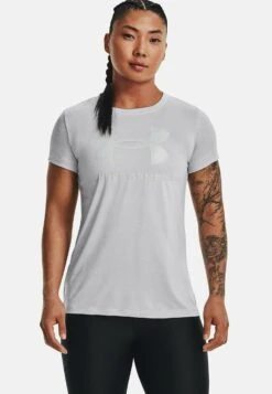 Under Armour Short-Sleeve Graph Ua Tech Twist Bl Gel Ssc - Sport T-Shirt - Halo Gray Medium Heather