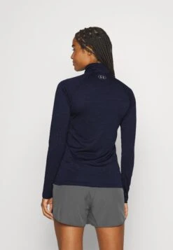 Under Armour Tech Zip Twist - Longsleeve - Midnight Navy / Cadet / Metallic Silver -Under Armour Winkel 1df32d4075ef447e85fc1c80358a6791