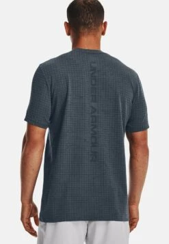 Under Armour Seamless Grid - Sport T-Shirt - Downpour Gray -Under Armour Winkel 1e1521f0ef4c49649cb8e058880f6c59