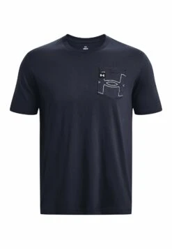 Under Armour Short-Sleeve Graph Ua Elevated Core Pocket- Sport T-Shirt - Midnight Navy -Under Armour Winkel 2275f52f09f749bdb78694a8396acdd2