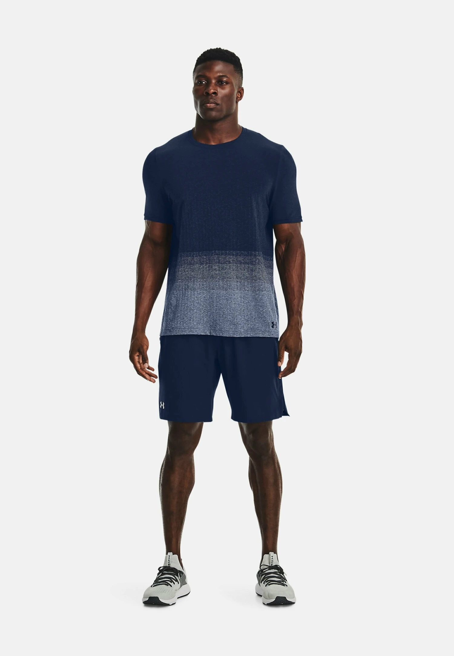 Under Armour Ua Seamless Lux - T-Shirt Print - Blue 2 Under Armour Ua Seamless Lux - T-Shirt Print - Blue - Afbeelding 2