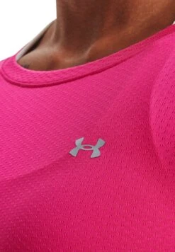 Under Armour Hg Ss-Pnk - Sport T-Shirt - Electro Pink // Metallic Silver -Under Armour Winkel 2c9c27e9a275480588d4f810395ce5ed