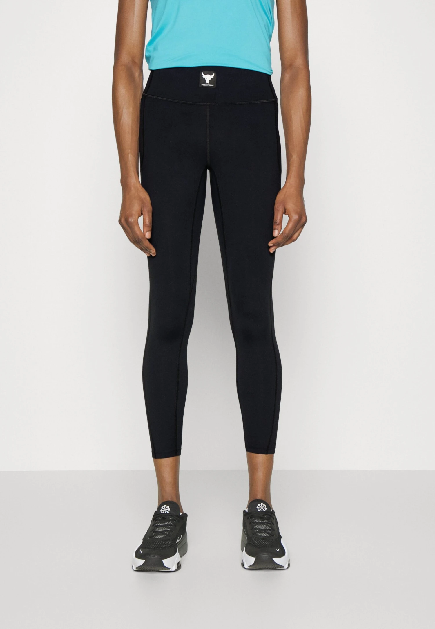 Under Armour Project Rock Meridian - Legging - Black/Ivory/White 1 Under Armour Project Rock Meridian - Legging - Black/Ivory/White