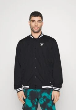 Under Armour Varsity Jacket - Outdoorjas - Black/White/White -Under Armour Winkel 317390d27f3148a3ae7752d5815a5d13