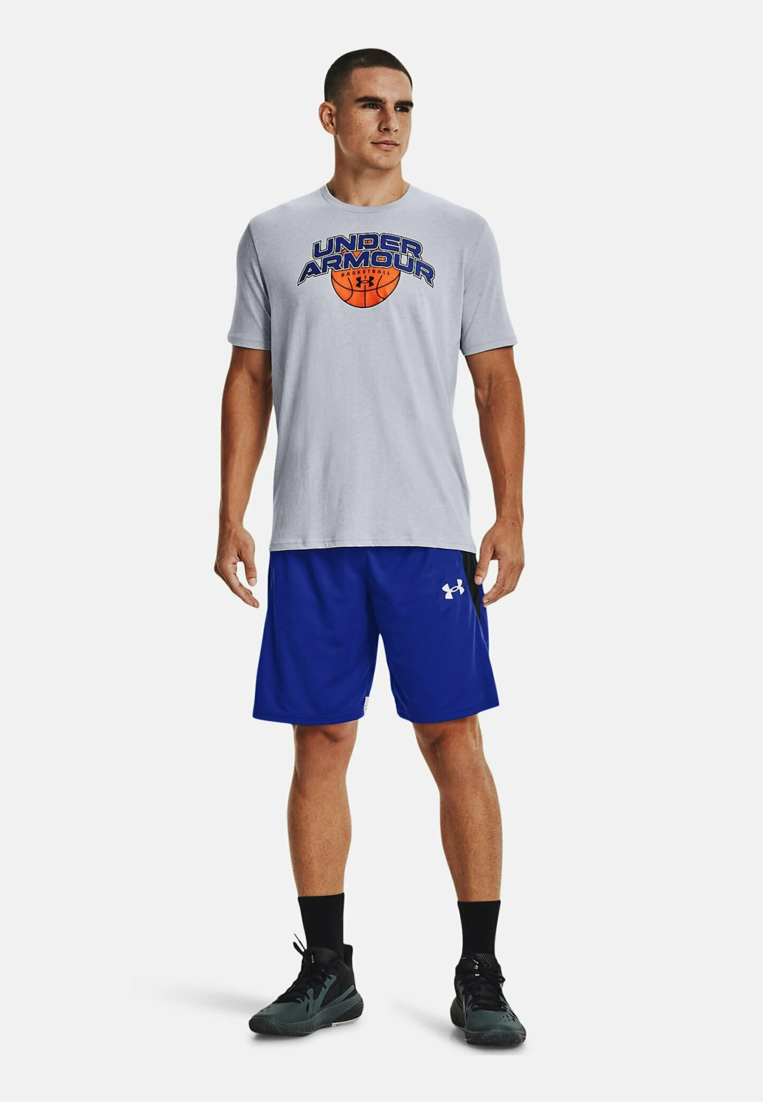 Under Armour Baseline 10In- Korte Broeken - Royal 2 Under Armour Baseline 10In- Korte Broeken - Royal - Afbeelding 2