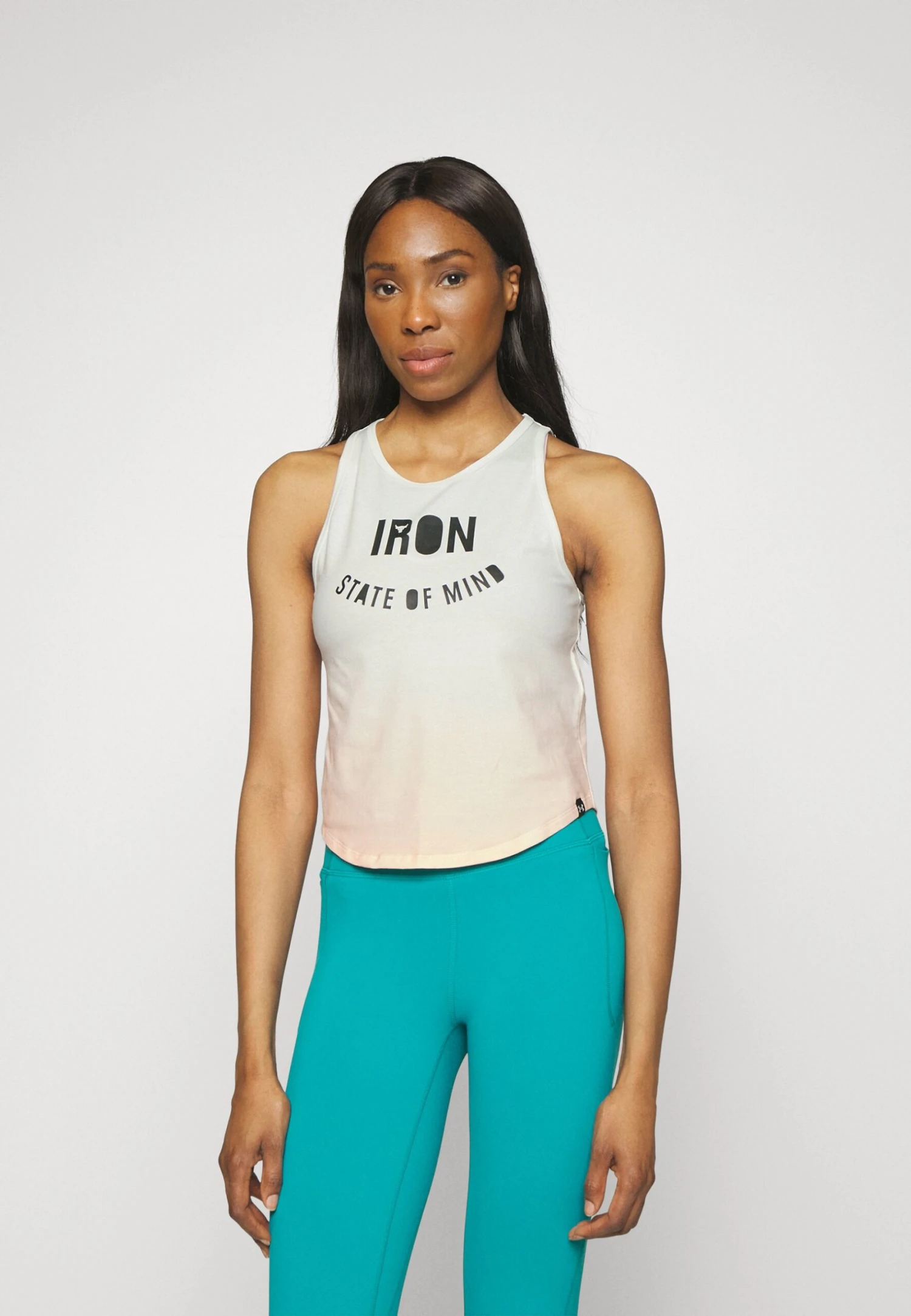 Under Armour Pjt Rock State Of Mind Tank - Top - Ivory/Peach Horizon/Black 1 Under Armour Pjt Rock State Of Mind Tank - Top - Ivory/Peach Horizon/Black