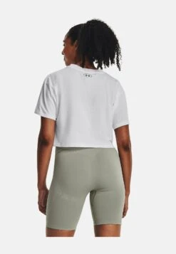 Under Armour Collegiate Crop - T-Shirt Print - White -Under Armour Winkel 3ee9800ec8bf4c01a612176af4f0ae1e