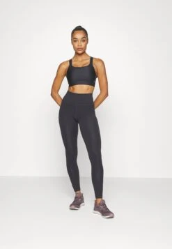 Under Armour High - Sport-Bh Met High Support - Black/Jet Gray -Under Armour Winkel 3f89eff628774d6ba0f0edadabbfd276