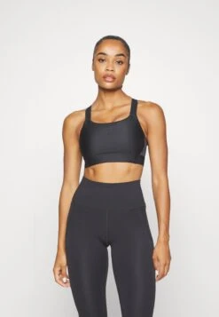 Under Armour High - Sport-Bh Met High Support - Black/Jet Gray -Under Armour Winkel 49751e0dd17f4fe18ca6e9d345001469