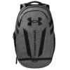 Under Armour Hustle- Rugzak - Black-Graphite Medium Heather-Black