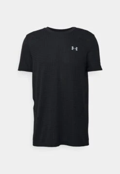 Under Armour Seamless Grid - Sport T-Shirt - Black/Mod Gray -Under Armour Winkel 4cce1e687f374df8a7efabb3d1900f00