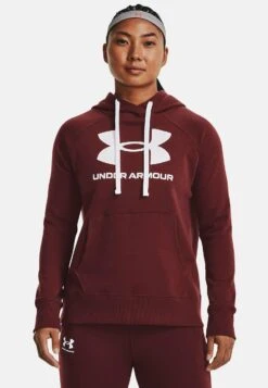 Under Armour Rival - Hoodie - Chestnut Red