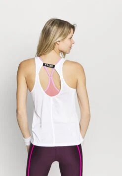 Under Armour Fly By Tank - Top - White -Under Armour Winkel 5b8a1d668c6747df84003c9572d63b6a