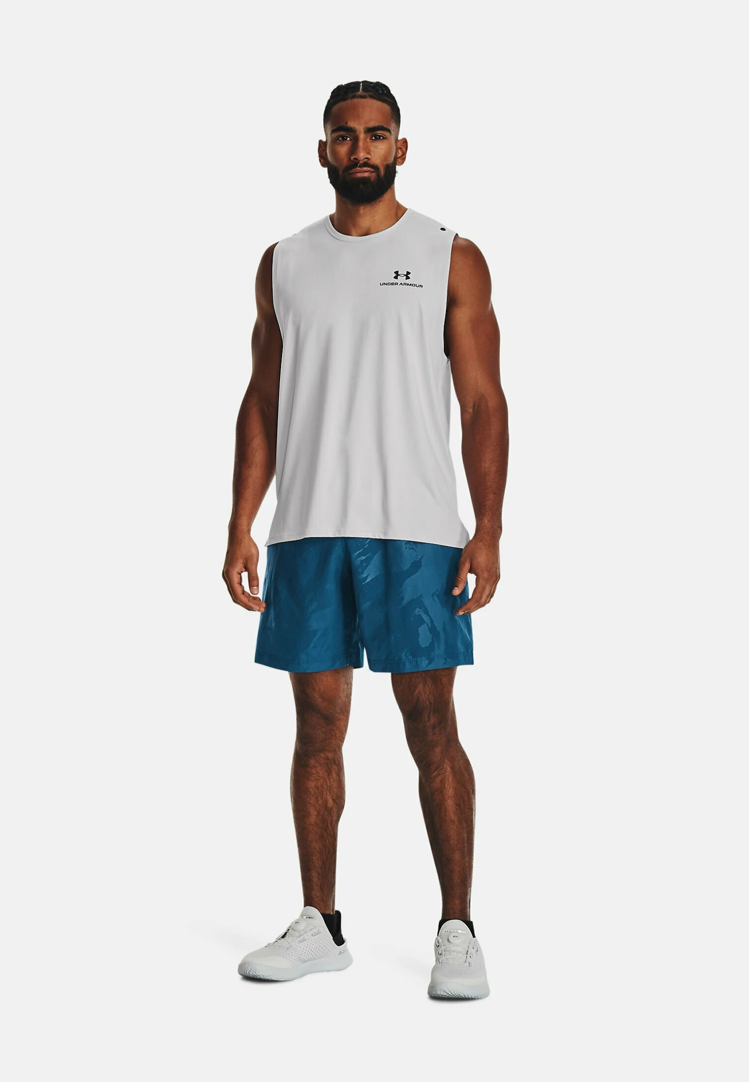 Under Armour Emboss - Korte Broeken - Varsity Blue 2 Under Armour Emboss - Korte Broeken - Varsity Blue - Afbeelding 2