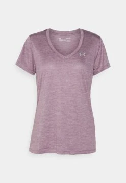 Under Armour Tech Twist - Sport T-Shirt - Misty Purple/White/Silver -Under Armour Winkel 713072c912f64e36848a34c001d39539