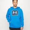 Under Armour Rival Graphic Hoodie - Sweater - Victory Blue/White