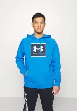 Under Armour Rival Graphic Hoodie - Sweater - Victory Blue/White