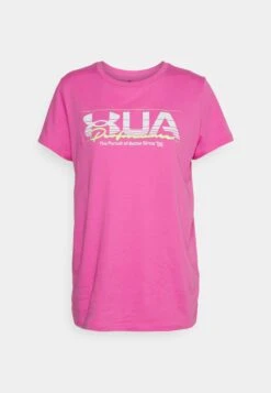 Under Armour Vintage Performance - T-Shirt Print - Pink Edge/White -Under Armour Winkel 828354b983a142ed84e1f9de3659e725