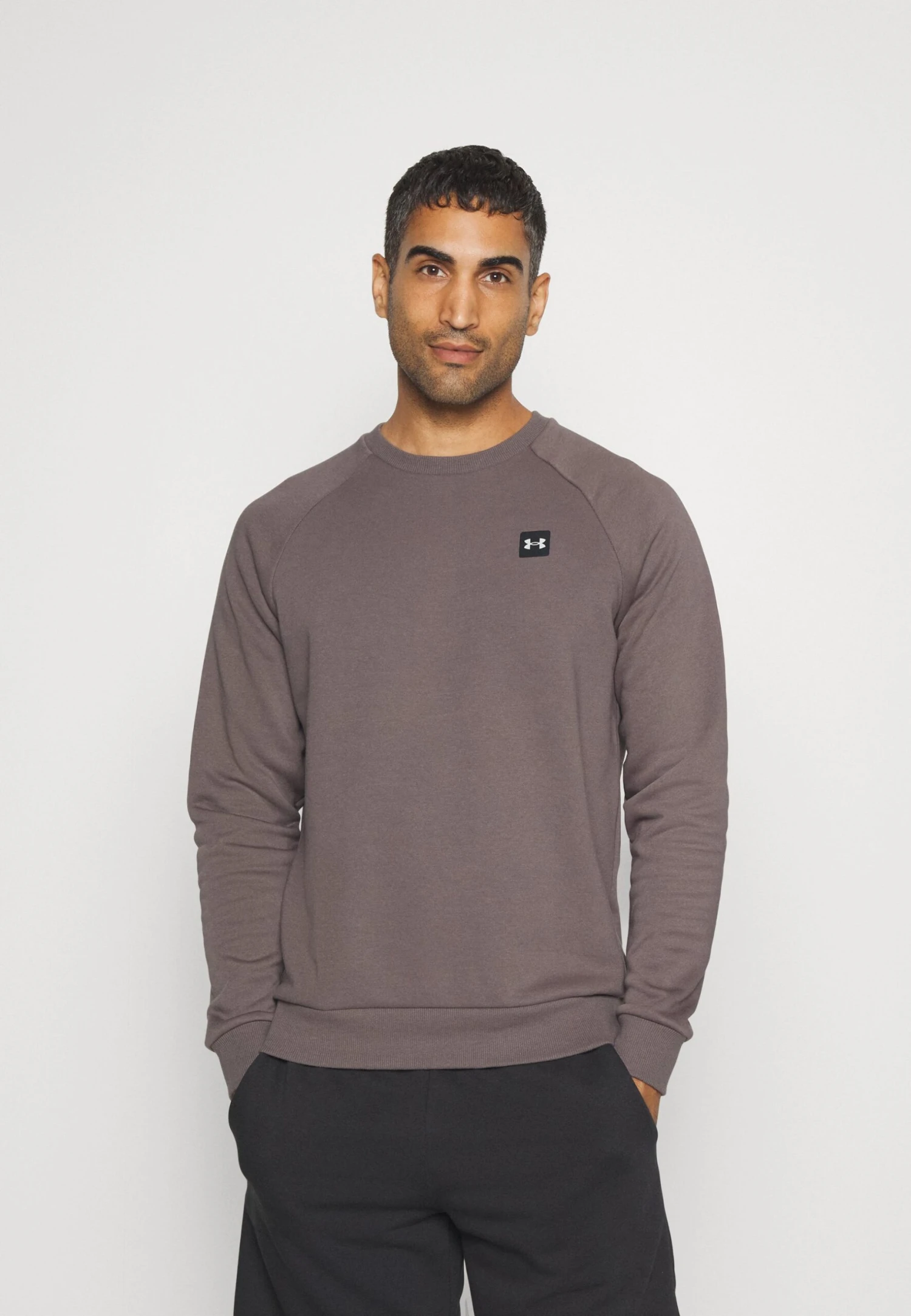 Under Armour Rival Crew - Sweater - Fresh Clay/Onyx White 1 Under Armour Rival Crew - Sweater - Fresh Clay/Onyx White