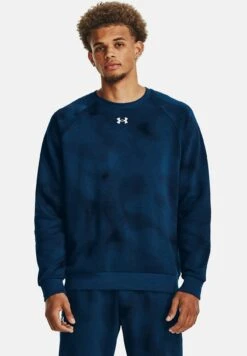 Under Armour Rival Printed Crew - Longsleeve - Varsity Blue
