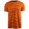 Under Armour Seamless Wave Trainings - Sport T-Shirt - Orange Blast Black