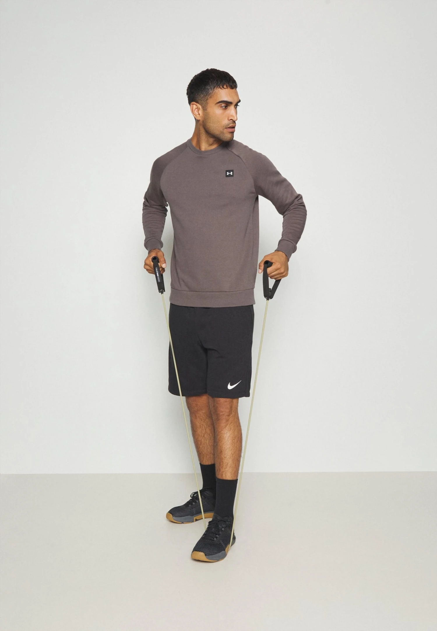 Under Armour Rival Crew - Sweater - Fresh Clay/Onyx White 2 Under Armour Rival Crew - Sweater - Fresh Clay/Onyx White - Afbeelding 2