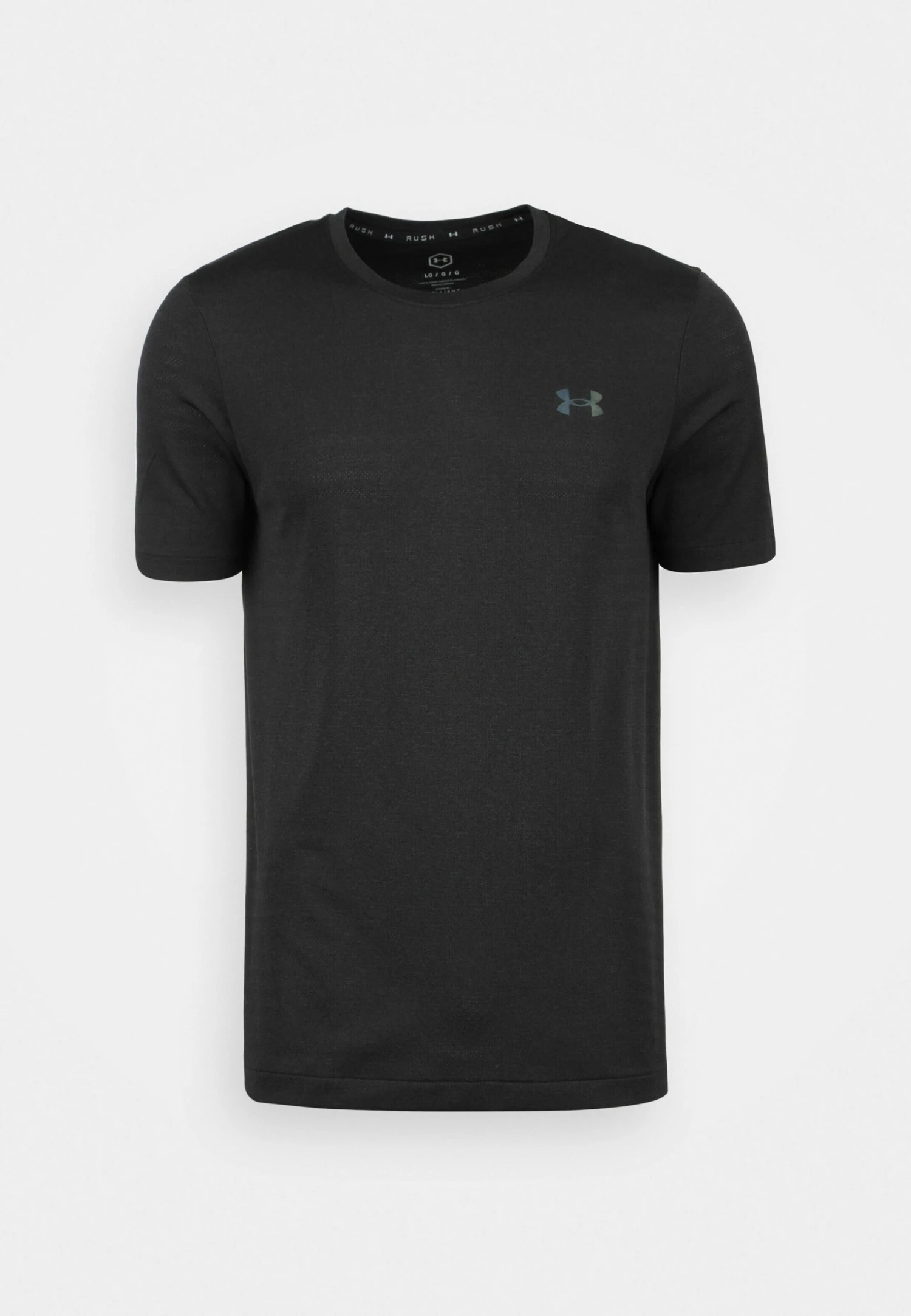 Under Armour Rush Seamless Geosport Ss - T-Shirt Basic - Black 6 Under Armour Rush Seamless Geosport Ss - T-Shirt Basic - Black - Afbeelding 6