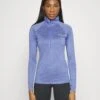 Under Armour Tech Zip Twist - Longsleeve - Baja Blue/White/Metallic Silver