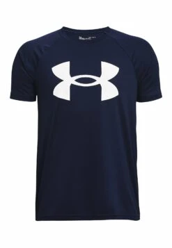 Under Armour Fussball Tech Big Logo - Sport T-Shirt - Midnight Navy