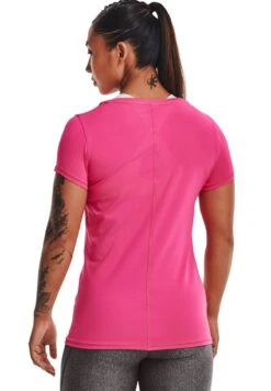 Under Armour Hg Ss-Pnk - Sport T-Shirt - Electro Pink // Metallic Silver -Under Armour Winkel 94065ddf89644fef98a50f178a2d20ae