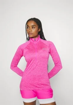 Under Armour Tech Zip Twist - Longsleeve - Rebel Pink/Pink Elixir/Silver -Under Armour Winkel 95f10a416aa04c17bf09b58e7ffba7a6