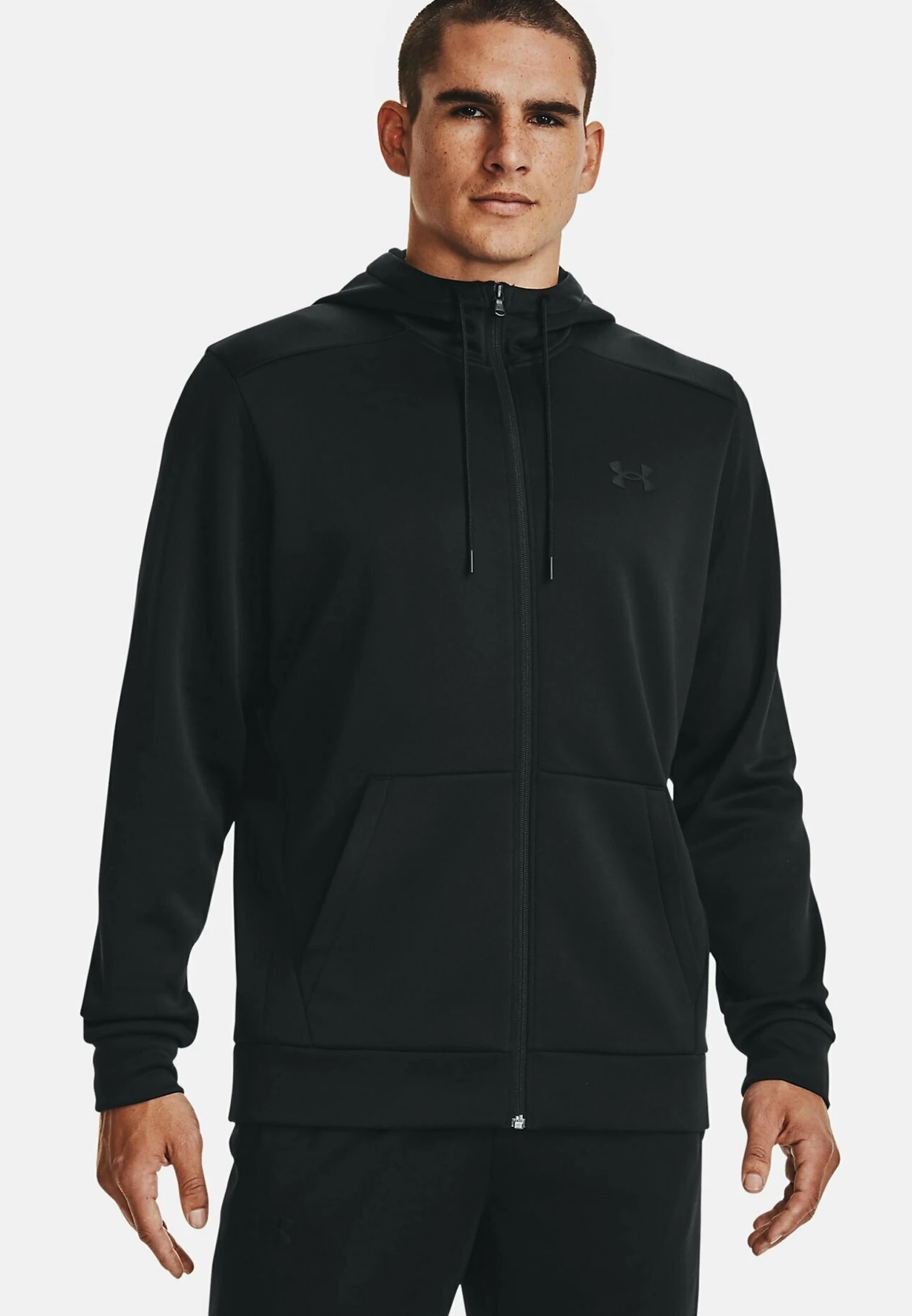 Under Armour Sweater Met Rits - Black 1 Under Armour Sweater Met Rits - Black
