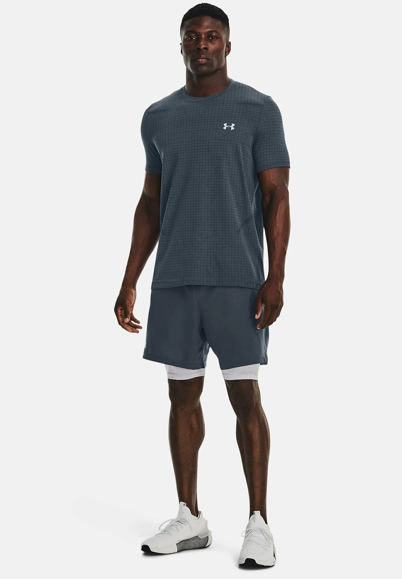 Under Armour Vanish- Korte Broeken - Downpour Gray 2 Under Armour Vanish- Korte Broeken - Downpour Gray - Afbeelding 2