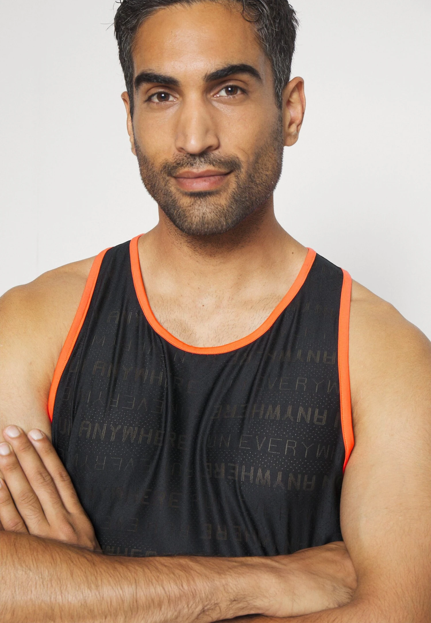 Under Armour Run Everywhere Singlet - Top - Black/Beta/Reflective 4 Under Armour Run Everywhere Singlet - Top - Black/Beta/Reflective - Afbeelding 4