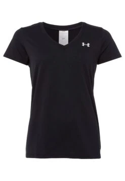 Under Armour Tech Solid - T-Shirt Basic - Black/Metallic Silver -Under Armour Winkel a0e1cd5189f247f288fc9f375b4987e7