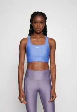 Under Armour Crossback Longline - Sport-Bh Met Medium Support - Baja Blue/Deep Periwinkle