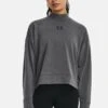 Under Armour Long-Sleeves Rival Mock Crew - Sweater - Jet Gray