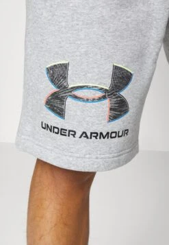 Under Armour Rival Graphic Short - Korte Broeken - Mod Gray Light Heather/Black -Under Armour Winkel b4f702ec954f446e88044617b9133752