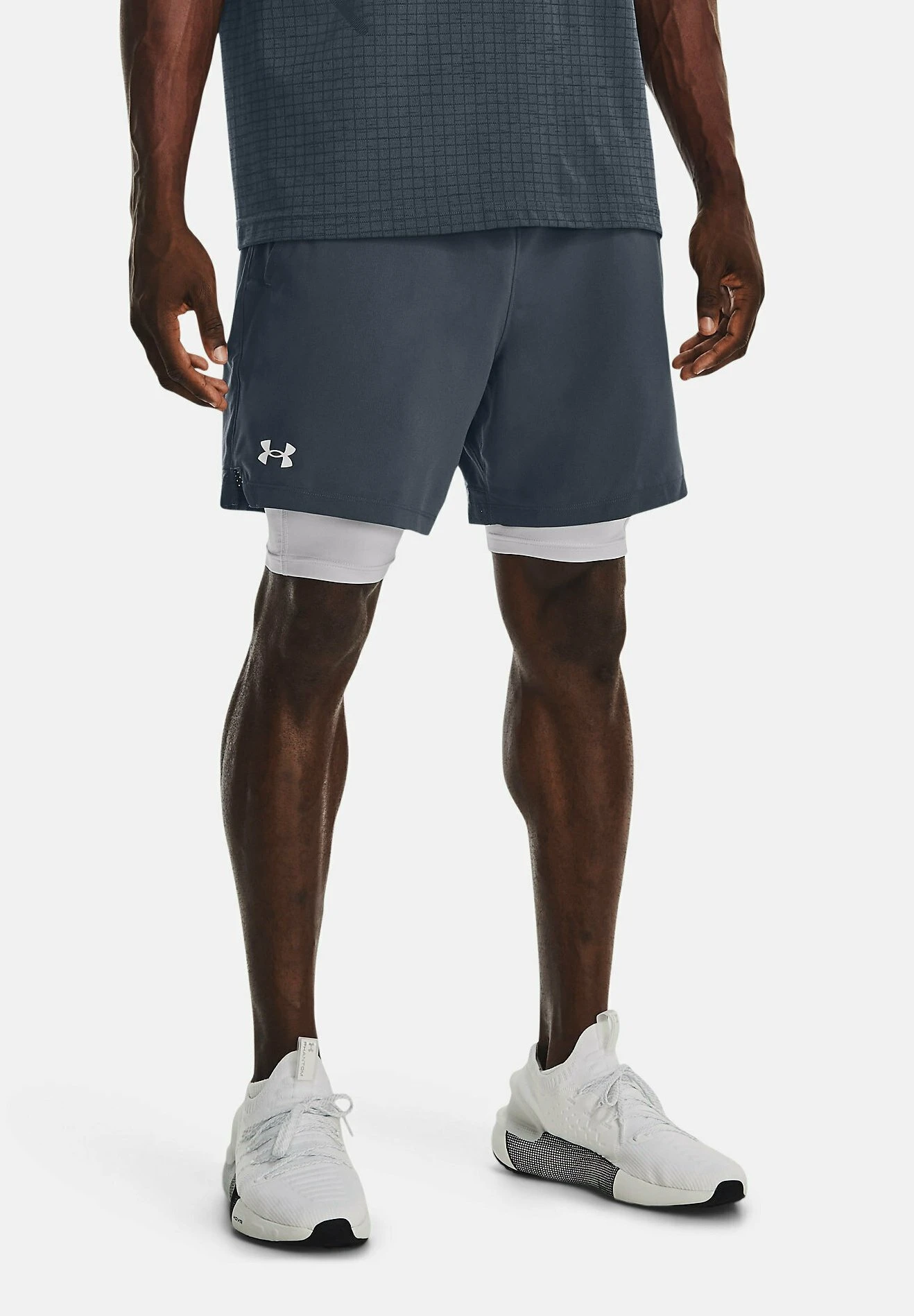 Under Armour Vanish- Korte Broeken - Downpour Gray 1 Under Armour Vanish- Korte Broeken - Downpour Gray