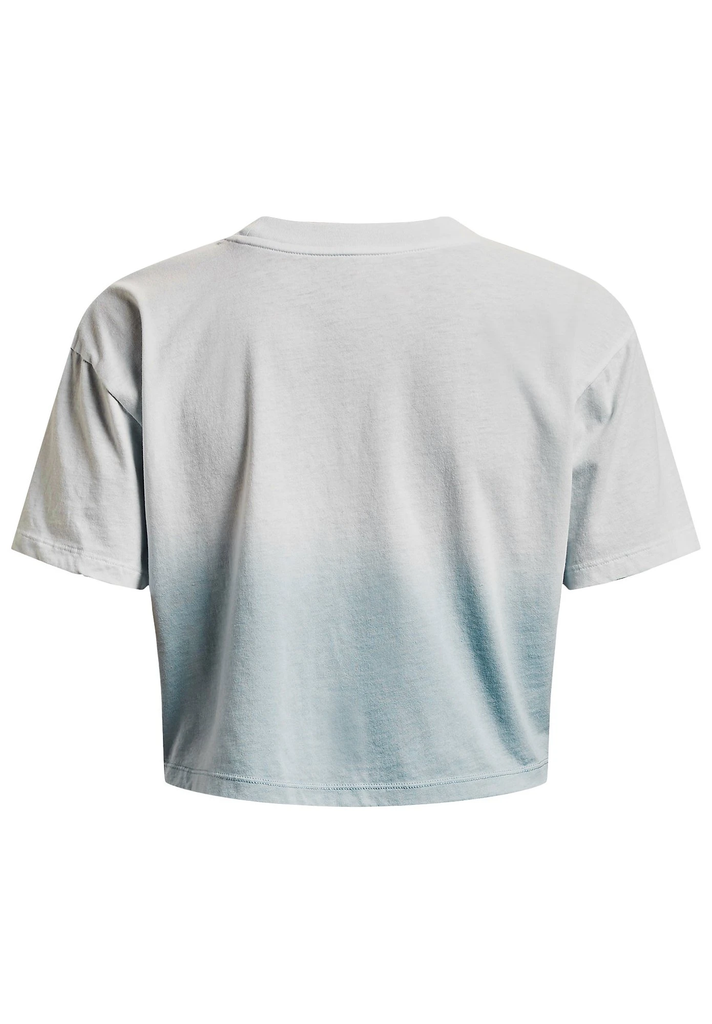 Under Armour Ua Branded Dip Dye Crop Ss - Sport T-Shirt - Gray Mist /White 4 Under Armour Ua Branded Dip Dye Crop Ss - Sport T-Shirt - Gray Mist /White - Afbeelding 4