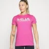 Under Armour Vintage Performance - T-Shirt Print - Pink Edge/White
