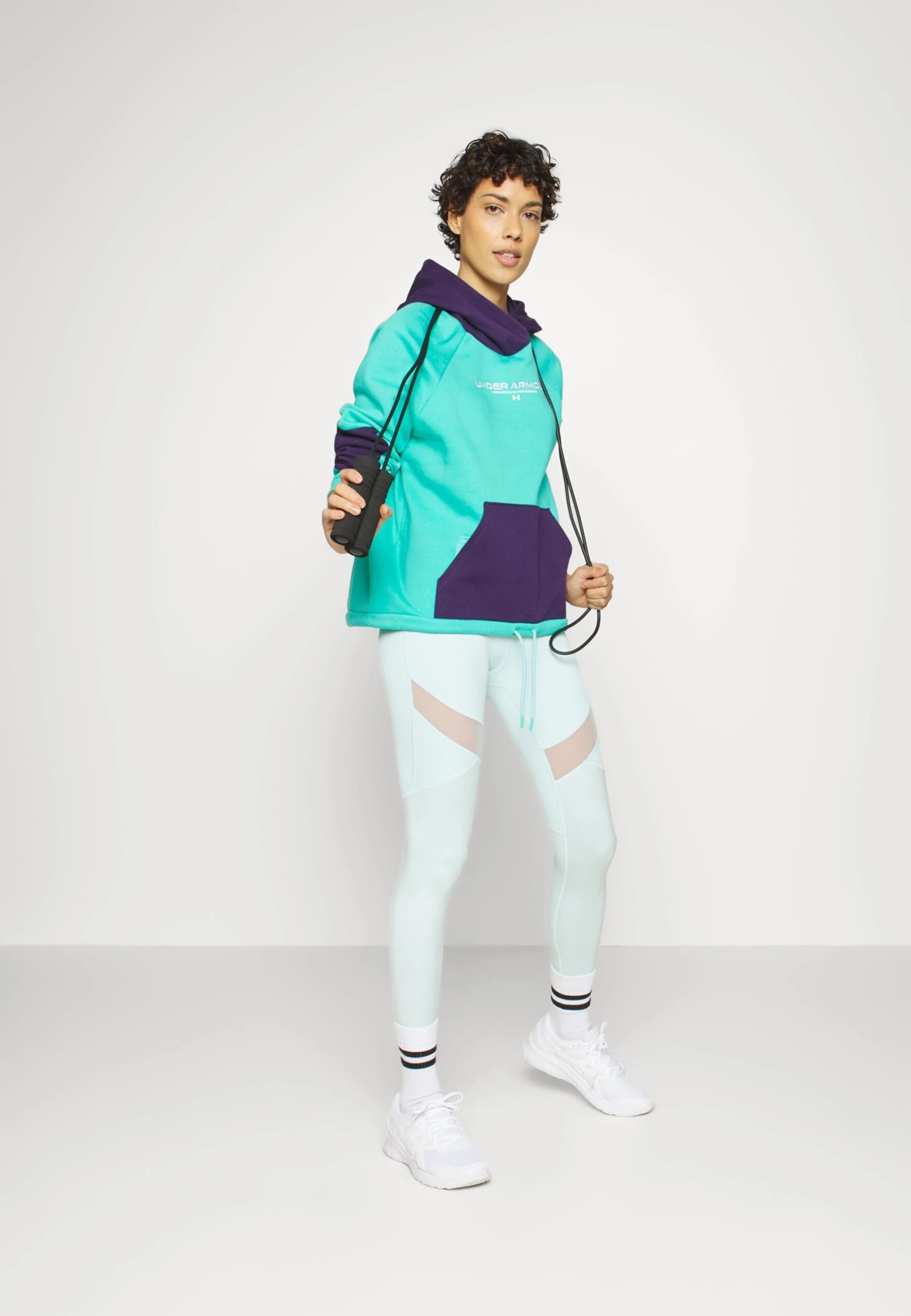Under Armour Rival - Hoodie - Neptune/Purple Switch/White 2 Under Armour Rival - Hoodie - Neptune/Purple Switch/White - Afbeelding 2