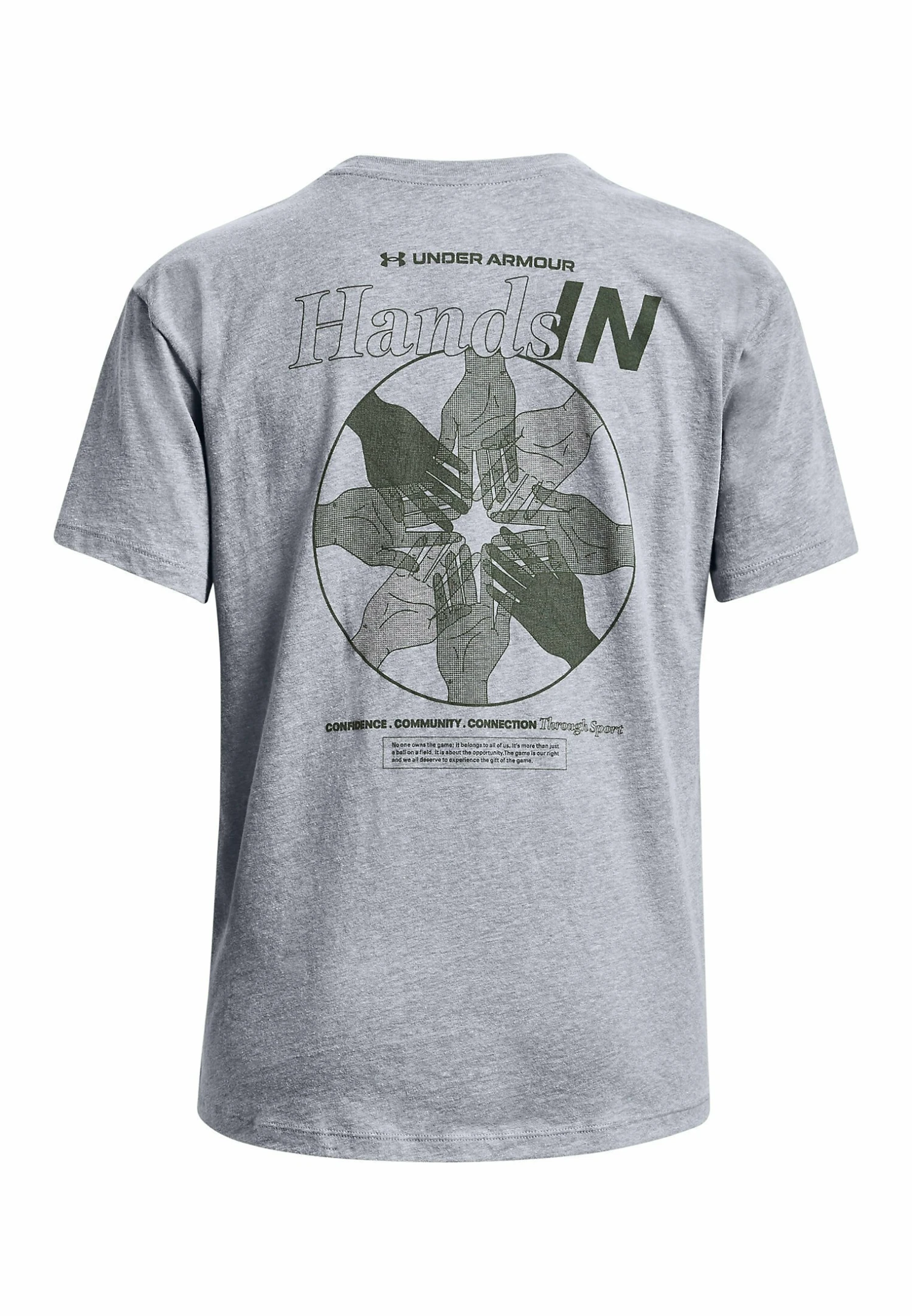 Under Armour We All Play - Sport T-Shirt - Steel Light Heather 5 Under Armour We All Play - Sport T-Shirt - Steel Light Heather - Afbeelding 5