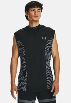 Under Armour Tank Baseline Hoodie - Top - Black