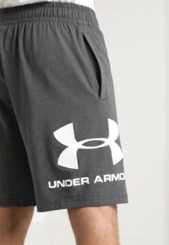 Under Armour Korte Broeken - Charcoal Medium Heather/White -Under Armour Winkel df93100e3c5c4931a38fa7bcde6bb645