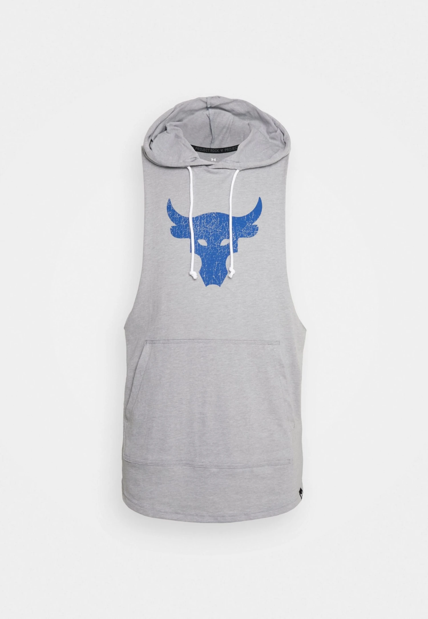 Under Armour Project Rock Bull - Top - Steel Light Heather/Blue Mirage 6 Under Armour Project Rock Bull - Top - Steel Light Heather/Blue Mirage - Afbeelding 6