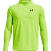 Under Armour Ua Tech 2 0 1/2 Zip - Longsleeve - Lime Surge